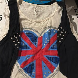 Girls long sleeve t-shirt with vest attached. Size 16 by Justice